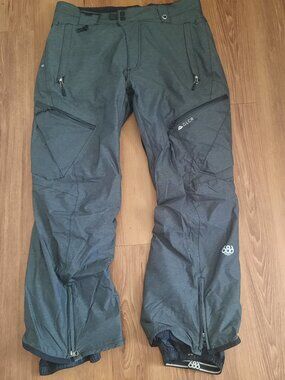 686 GLCR Snowboard Ski Cargo Pants Mens XL Dark Gray